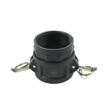 shumee Vtičnica Camlock tip D polipropilen PP 2 1/2" x 63 mm PZL hidravlična