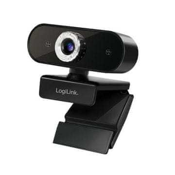 LogiLink Spletna kamera LogiLink 3 MP 1920x1080 USB 2.0, črna, srebrna, UA0371
