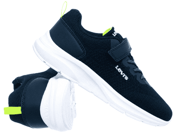 shumee Levi'S - otroški čevlji - hudson VHUD0042T - mornarsko rumeni 0923 28