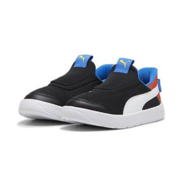 Puma COURTFLEX V3 SLIPTECH PS deški čevlji črne barve 39973401 velikost 28.5