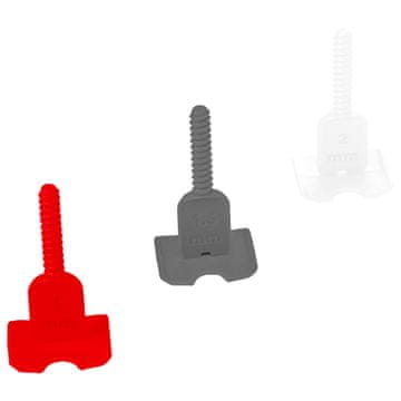 shumee Vorstahl sponke za sistem za izravnavo ploščic št. 3 (paket 100 kosov) 1,5 mm Vorstahl