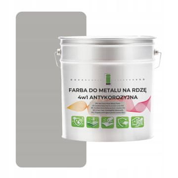 shumee Kovinska barva za rjo 4 v 1 siva RAL7038 I SEE pocinkano jeklo 2,5 l polmat