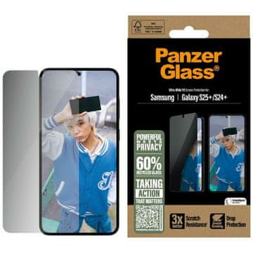 PanzerGlass PanzerGlass ultra široko zatemnjeno steklo za Samsung Galaxy S25 Plus