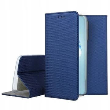 shumee Ovitek z magnetom za Samsung Galaxy S20 pametni, temno moder + steklo