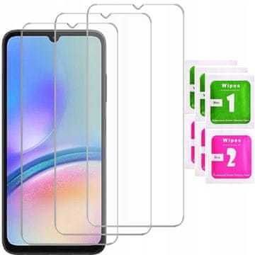 shumee 3x kaljeno steklo za Samsung Galaxy A05 4G / A05S 5G | Paket s 3 kosi