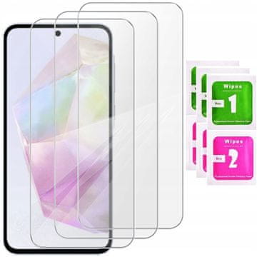 shumee 3x kaljeno steklo za Samsung Galaxy A36 5G - zaščitno steklo 2.5D, 9H