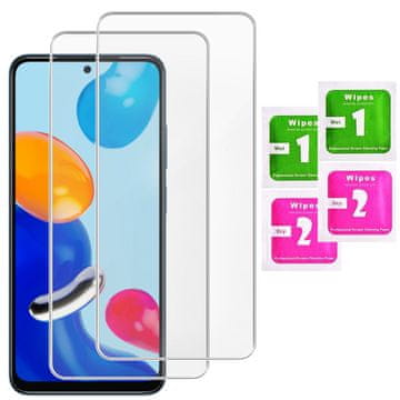 shumee 2x kaljeno steklo ZA xiaomi redmi note 11 / 11s 9H ZA zaslon | 2 kosa