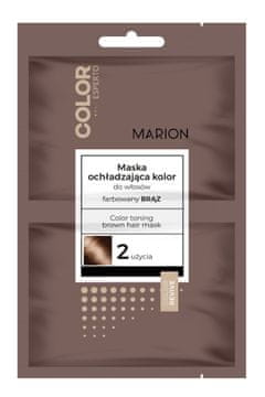 Marion Marion Color Esperto hladilna maska za lase - barvana rjava 20 ml x 2