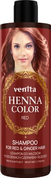 shumee Venita Henna barvni šampon za rdeče in ingverjeve lase - rdeča 300 ml