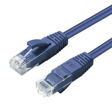 MicroConnect Omrežni kabel Microconnect UTP5005B, moder, 0,5 m, Cat5e U/UTP (UTP)