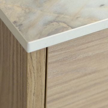 shumee Kopalniški pult iz HPL za omarico 90 cm 90,5 x 50 cm Breccia Vivaldo (K594SU)