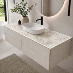 shumee HPL kopalniški pult za omarico 120cm 120,5x46cm Breccia Vivaldo (K594SU)