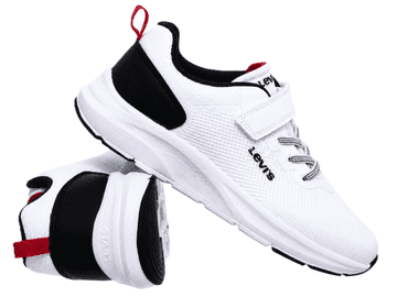 shumee Levi'S - otroški čevlji - hudson VHUD0042T - belo črno RDEČI 0239 34