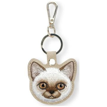 shumee Nimmy New Big Eyed Pet 2.0 lokator mačk/obesek za ključe rjave barve