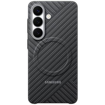 shumee Samsungov karbonski magnetni ovitek za Samsung Galaxy S26+ temno siv