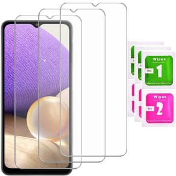 shumee 3x kaljeno steklo zaščitno steklo za Samsung Galaxy A32 5G | 3-PAKET