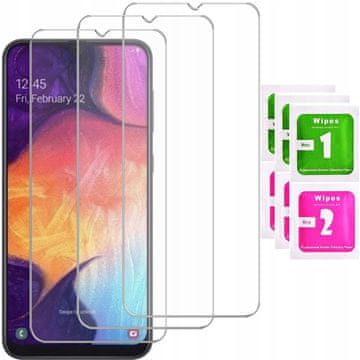 shumee 3x 9H kaljeno steklo zaščitno steklo za Samsung Galaxy A50 | 3-PAKET