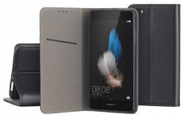 shumee Ovitek za Huawei P8 lite z magnetnim zapiranjem in zavihkom + steklo