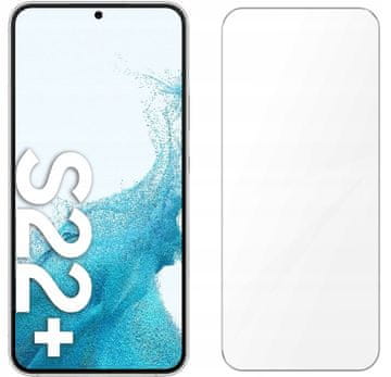 shumee Kaljeno steklo za Samsung Galaxy S22 plus - Zaščitno steklo 2.5D, 9H