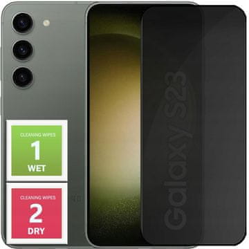 shumee Kaljeno steklo proti vohunjenju za Galaxy S22 / S23 AntiSpy zaščitno