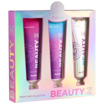 shumee Darilni set Aurora Beauty s škatlico potonike in vrtnice - 3 izdelki