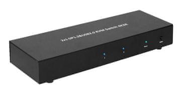 MicroConnect MicroConnect DisplayPort in USB 1x2 4K2K KVM stikalo, MC-DP-KVM201K