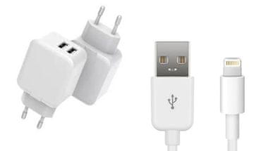 CoreParts Polnilnik za pametne telefone CoreParts mbxusb-AC0007, bel, omrežni