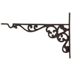 Esschert Design Litoželezni kavelj za obešanje loncev in lampijonov, višina 24,7 cm