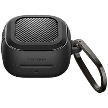 Spigen Ovitek Spigen Rugged Armor za Samsung Galaxy Buds4 / Buds4 Pro, črn