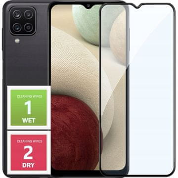 shumee Kaljeno steklo za Samsung Galaxy A12 / M12, celozaslonski 5D steklo