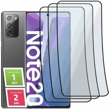 shumee 3x hibridno steklo ZA Samsung Note 20 ZA celoten zaslon keramika 9D