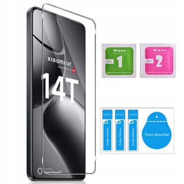 shumee Kaljeno steklo 9H za zaščitno steklo za zaslon Xiaomi 14T / 14T Pro