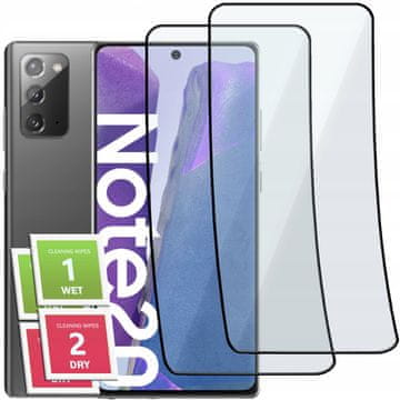 shumee 2x hibridno steklo ZA Samsung Note 20 ZA celoten zaslon keramika 9D