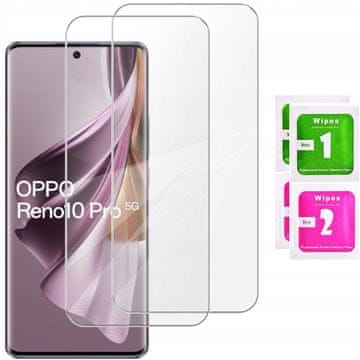 shumee 2x kaljeno steklo za Oppo Reno 10 Pro 5G - zaščitno steklo 2.5D, 9H