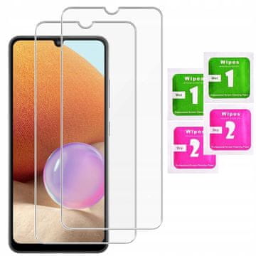 shumee 2x kaljeno steklo zaščitno steklo za Samsung Galaxy A32 4G | 2 kosa