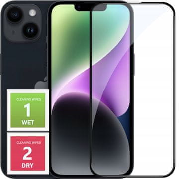 shumee Kaljeno steklo za Apple iPhone 14 celozaslonski zaslon 5D 9H steklo