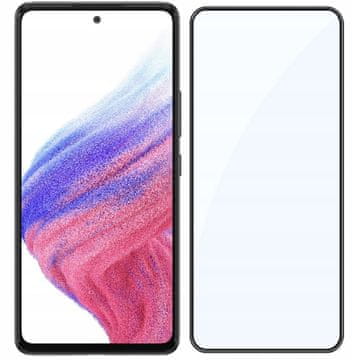 shumee Kaljeno steklo za Samsung Galaxy A53 (celoten zaslon, poln 5D, 9H)