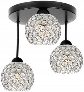GH KROMIRANA VISEČA SVETILKA LESTENCA STROPA LED KRISTAL
