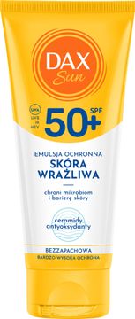 shumee DAX zaščitna emulzija za sončenje za občutljivo kožo SPF 50+ 100 ml