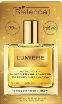 Bielenda Prof. Bielenda Lumiere večnamensko suho olje za obraz, telo in lase 50 ml