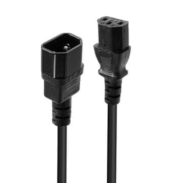 Lindy Lindy 30320 napajalni kabel črne barve 0,5 m C14 plošča C13 plošča