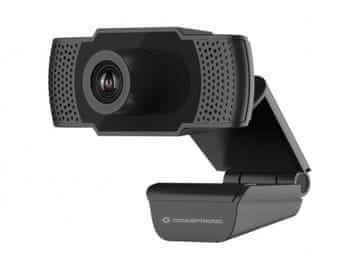 shumee Spletna kamera Conceptronic amdis Full HD 1080p USB 2.0 črne barve