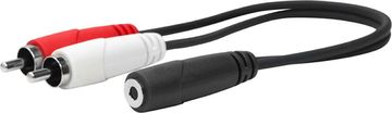 Vivolink PROMJFRCAM0.2 avdio kabel 0,2 m 3,5 mm 2 x RCA črne barve