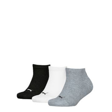 Puma Puma otroške enobarvne nogavice, 3-paket, 93862807, velikost 23-26