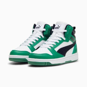 Puma Otroški športni copati Puma rebound V6 MID JR zeleni 39383110 velikost 38.5