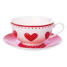 Artemis 380 ml porcelanast vrč s skodelico za kuhanje kave, čaja in zelišč