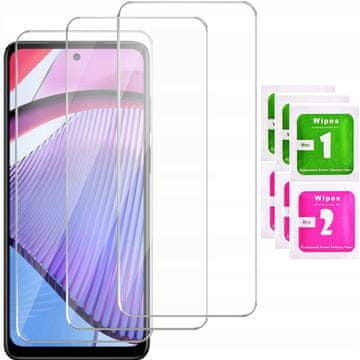 shumee 3x kaljeno steklo ZA Motorola Moto G Power 5G steklo 2.5D 9H | 3-p