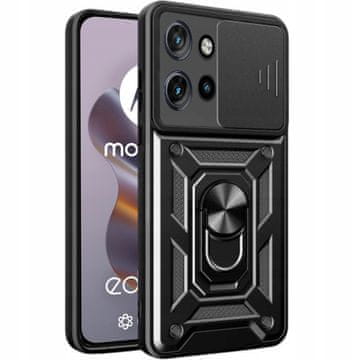 shumee Ovitek za Motorola Edge 50 NEO Defender slide ring ovitek + steklo