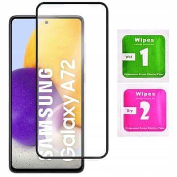 shumee Kaljeno steklo za Samsung Galaxy A72 4G/5G celozaslonski 5D steklo
