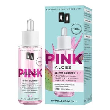 shumee AA Pink Aloes serum-booster za dan in noč - za vse tipe kože 30 ml